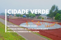Cidade Verde:  ATI e pista de caminhada   